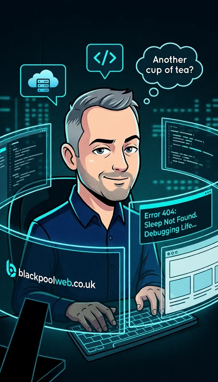 Lee, founder of Blackpool Web Design