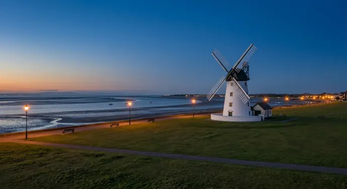 Lytham St Annes at dusk